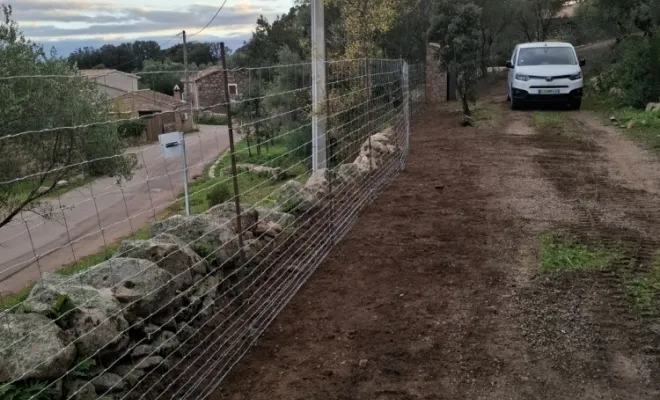 Après la pose de clôture, Lecci