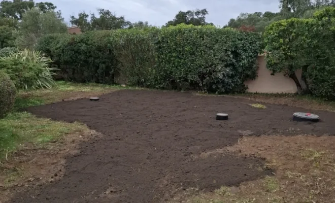 Remise au propre avec apport en terre végétale