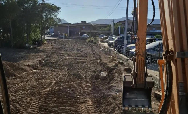 Création d'un nouveau chemin d'accès carrossable à Porto-Vecchio, Porto-Vecchio, Corse TPM