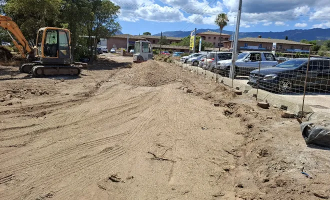 Création d'un nouveau chemin d'accès carrossable à Porto-Vecchio, Porto-Vecchio, Corse TPM