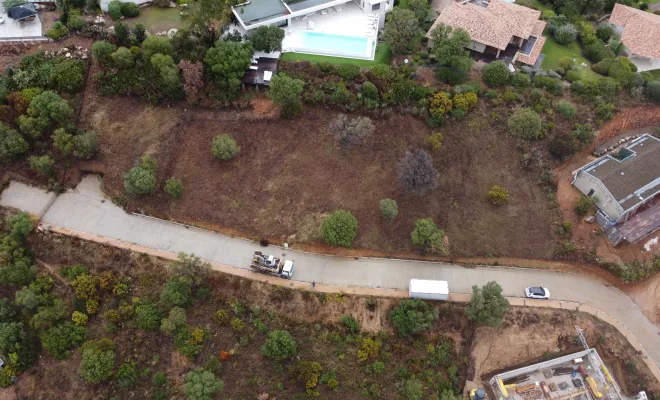 Démaquisage d'un terrain pour future construction d'habitation individuelle, Porto-Vecchio, Corse TPM