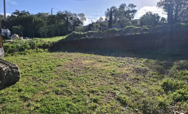 Reprise d'un terrassement d'une plateforme à Figari, Porto-Vecchio, Corse TPM