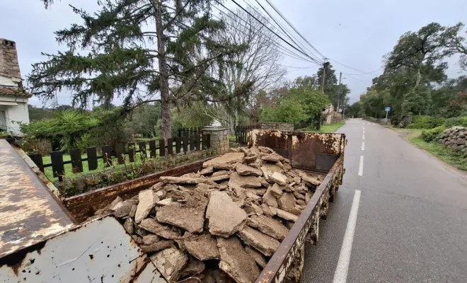 Evacuation de gravats, Porto-Vecchio, Corse TPM